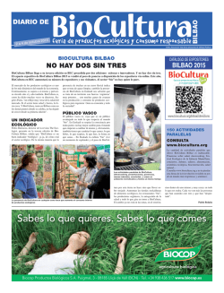 Sabes lo que quieres. Sabes lo que comes