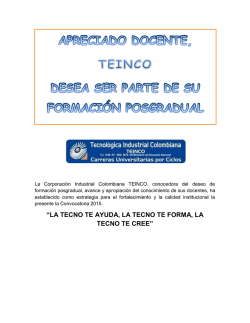 la tecno te ayuda, la tecno te forma, la tecno te cree