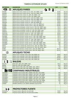 tarifa exterior gtled