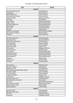 Level 2 Level 3 Level 4 Level 5