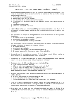 Un cuerpo de 10 kg de masa se desplaza hacia arriba por