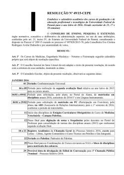 Resolu&ccedil;&atilde;o n&ordm; 49/15-CEPE - Geologia Ufpr