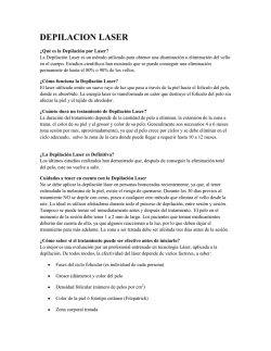 DEPILACION LASER - Medicina Molecular