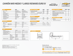 Camion NKR REWARD Medio y Largo EURO IV