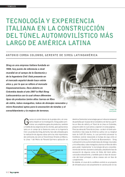 tecnolog&iacute;a y experiencia italiana en la construcci&oacute;n del t&uacute;nel