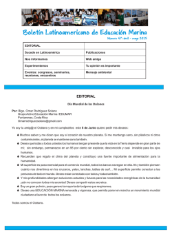 Bolet&iacute;n Latinoamericano de Educaci&oacute;n Marina 47