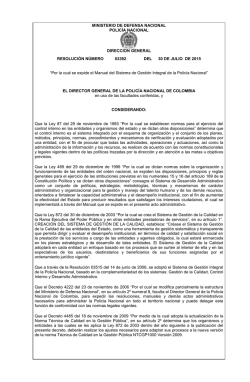 manual del sistema de gesti&oacute;n integral 2015