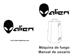 Manual de Usuario &ndash; FUEGO DMX
