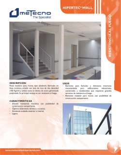 RESISTENCIA AL FUEGO HIPERTEC&reg; WALL