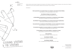 cosas vistas y re-vistas - ETSAB