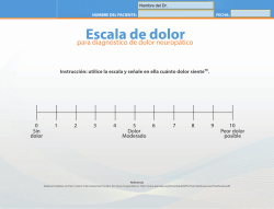 Escala de dolor
