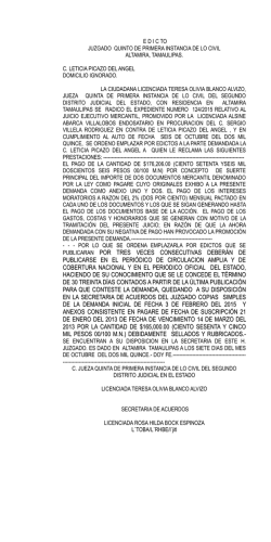 publicaran por tres veces consecutivas deber&aacute;n de publicarse en el