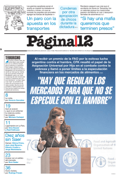 Si hay una mafia queremos que terminen presos