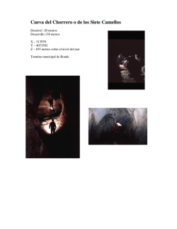 Cueva del Chorrero o de los Siete Camellos