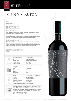 Vino Variedades de uva Caracter&iacute;sticas Elaboraci&oacute;n y crianza