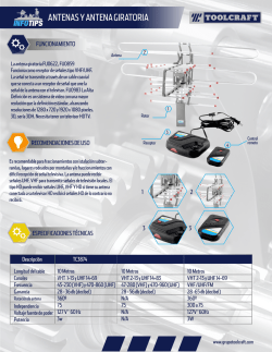 ANTENAS Y ANTENA GIRATORIA