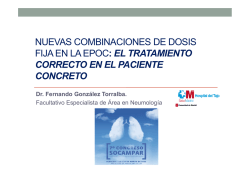 nuevas combinaciones de dosis fija en la epoc: el