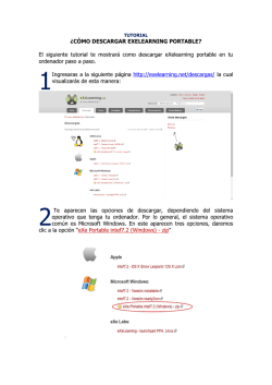 &iquest;C&Oacute;MO DESCARGAR EXELEARNING PORTABLE? El siguiente
