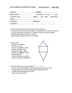 Regional - Olimp&iacute;ada Matem&aacute;tica Argentina