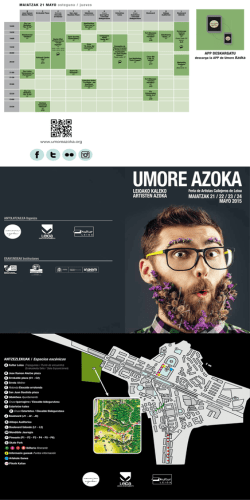 Folleto mano - Umore Azoka Leioa