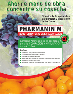 Ahorre mano de obra concentre su cosecha Ahorre mano de obra