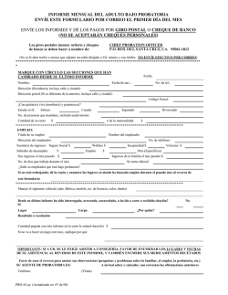 INFORME MENSUAL DEL ADULTO BAJO PROBATORIA