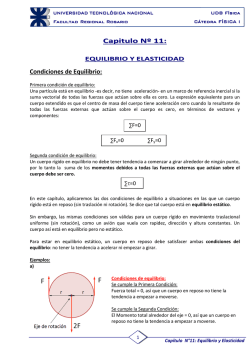 Equilibrio y Elasticidad
