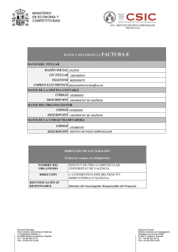 MINISTERIO DE ECONOMIA Y COMPETITIVIDAD TEL&Eacute;FONO