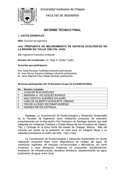 GU&Iacute;A PARA LA ELABORACI&Oacute;N DEL INFORME