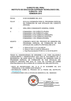 ejercito del peru instituto de educaci&oacute;n superior tecnologico