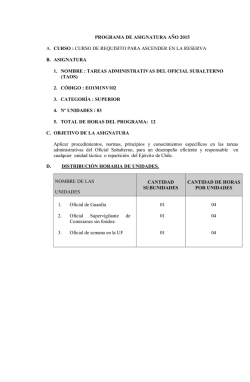 ej&eacute;rcito de chile ejemplar n&ordm;_____/ hoja n&ordm; - CRAOR 2015
