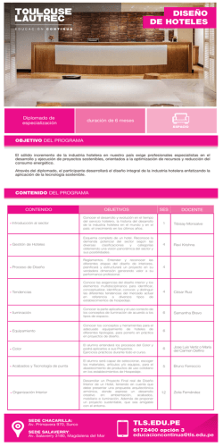 DISE&Ntilde;O DE HOTELES