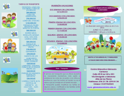 Vacaciones Recreativas Junio - Preescolar Gimnasio Cantares
