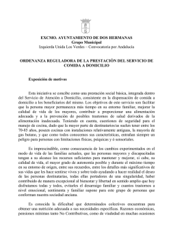 Ordenanza Comida a Domicilio - iu