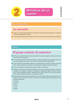 Actividades 2 - Lolaprofedelengua