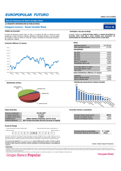 EuroPopular Futuro - Ficha del Plan