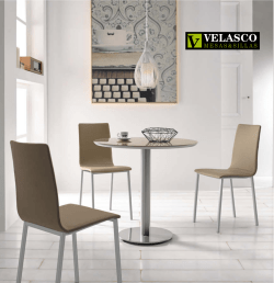 Velasco Mesas y Sillas