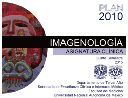 programa acad&eacute;mico imagenolog&iacute;a 2015