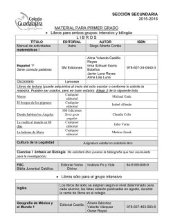 Lista &uacute;tiles - Colegio Guadalajara