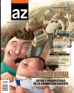 LA ESCUELA NORMAL - Educaci&oacute;n y Cultura: Revista AZ