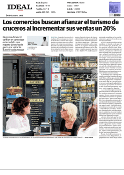 Los comercios buscan afianzar el turismo de cruceros al