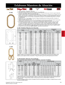 Eslabones Maestros de Aleaci&oacute;n