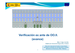 &ldquo;Verificaci&oacute;n ex-ante de los Organismos Intermedios&rdquo;.