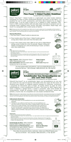 Estabilizador Con Termoadhesivo en una cara Flex-Foam