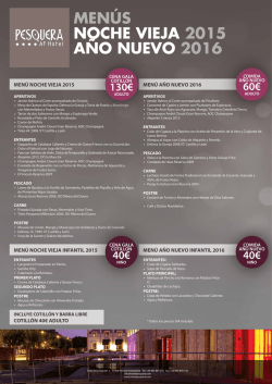 A&Ntilde;O NUEVO 2016 HR - Pesquera AF Hotel
