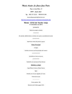 Noche Vieja - Turismo En Cazorla