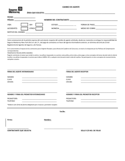 MTYNYL Formato Cambio de Agente