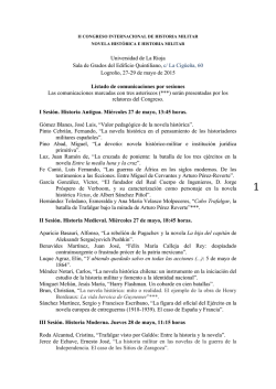 2015 05 20 Listado de comunicaciones por sesiones