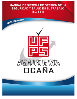 MANUAL DE SISTEMA DE GESTI&Oacute;N DE LA