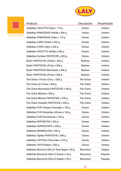 Galletitas - Distribuidora Laly